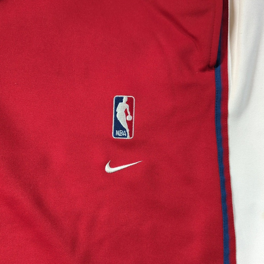 Nike Philadelphia 76ers Warm Up Pants Mens XL Red NBA Breakaway Stars Vintage - Picture 3 of 12